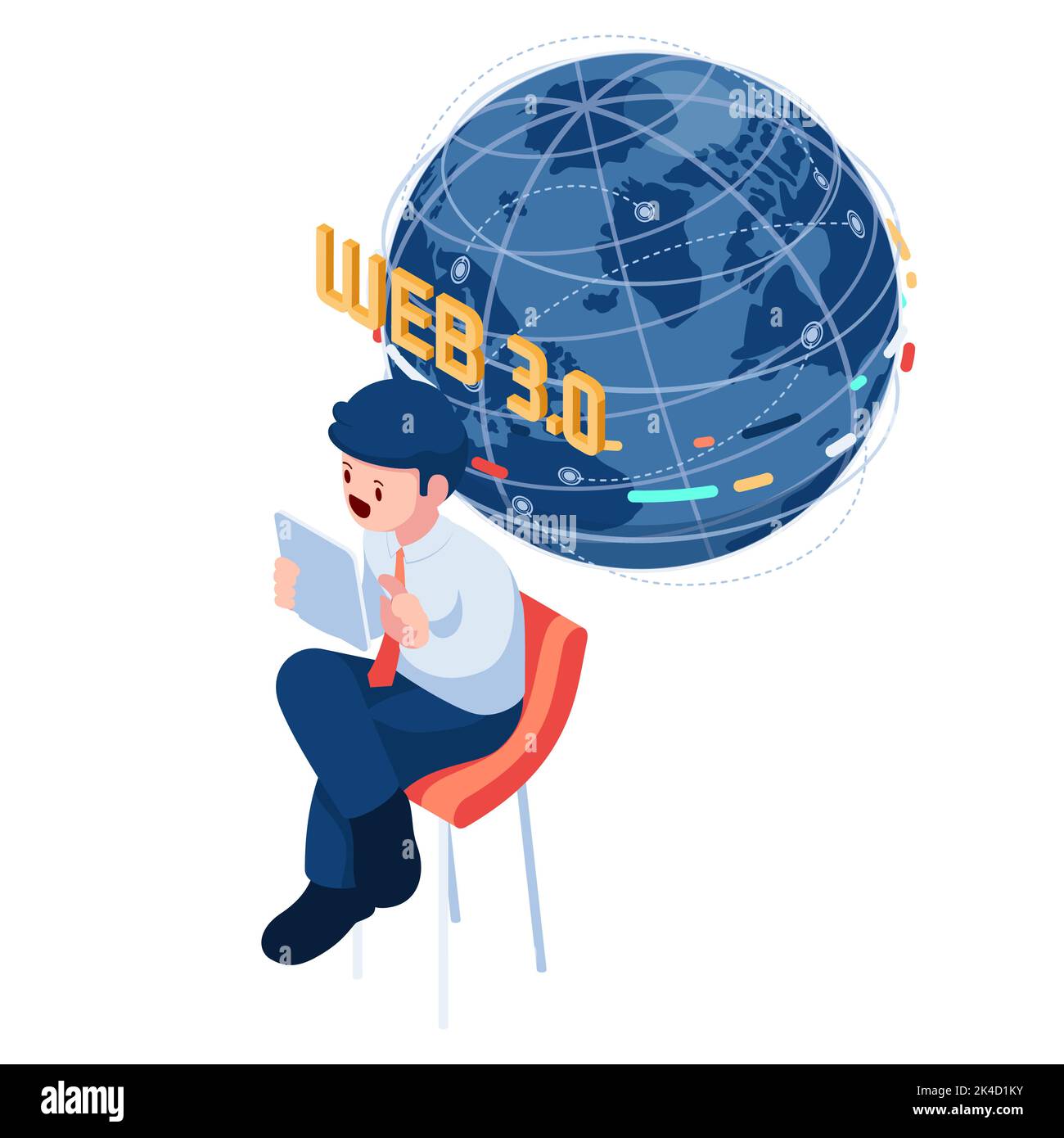 3D globe international business