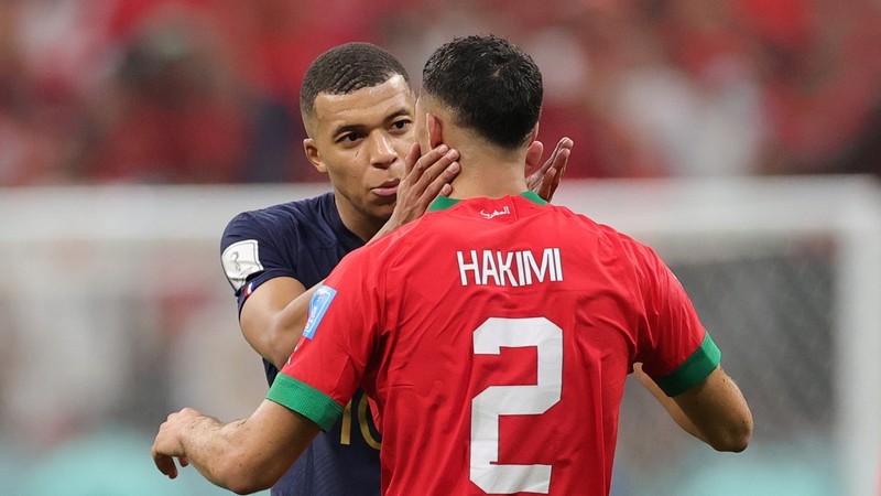 Mbappe and Hakimi