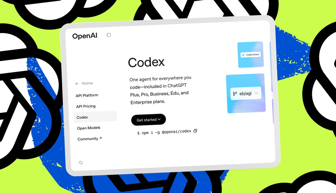 Interfaz de OpenAI Codex