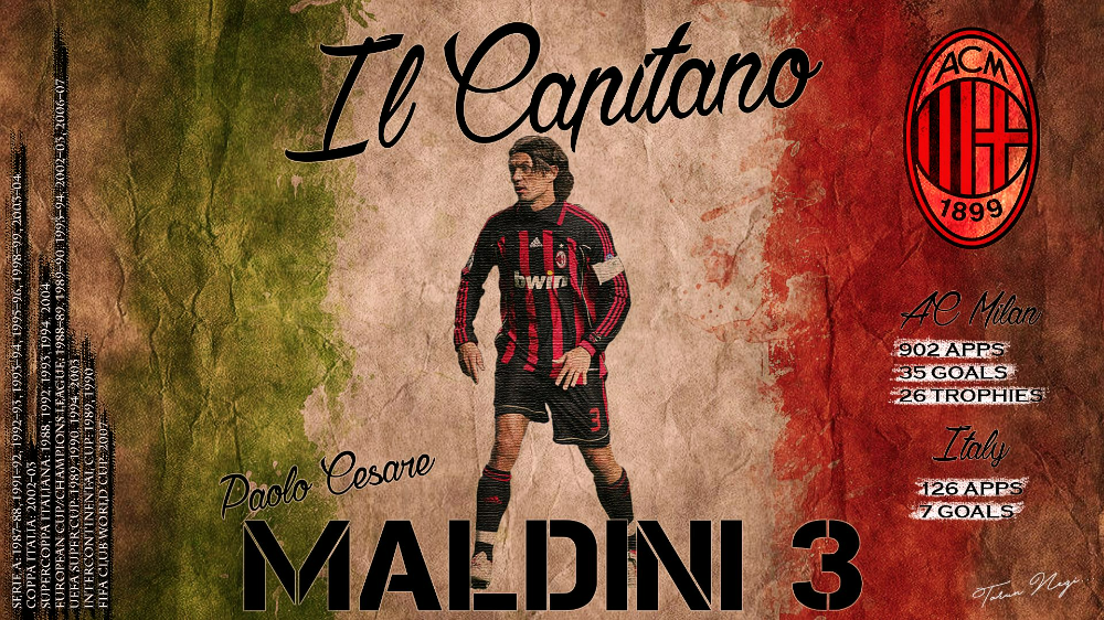پائولو مالدینی، اسطوره میلان