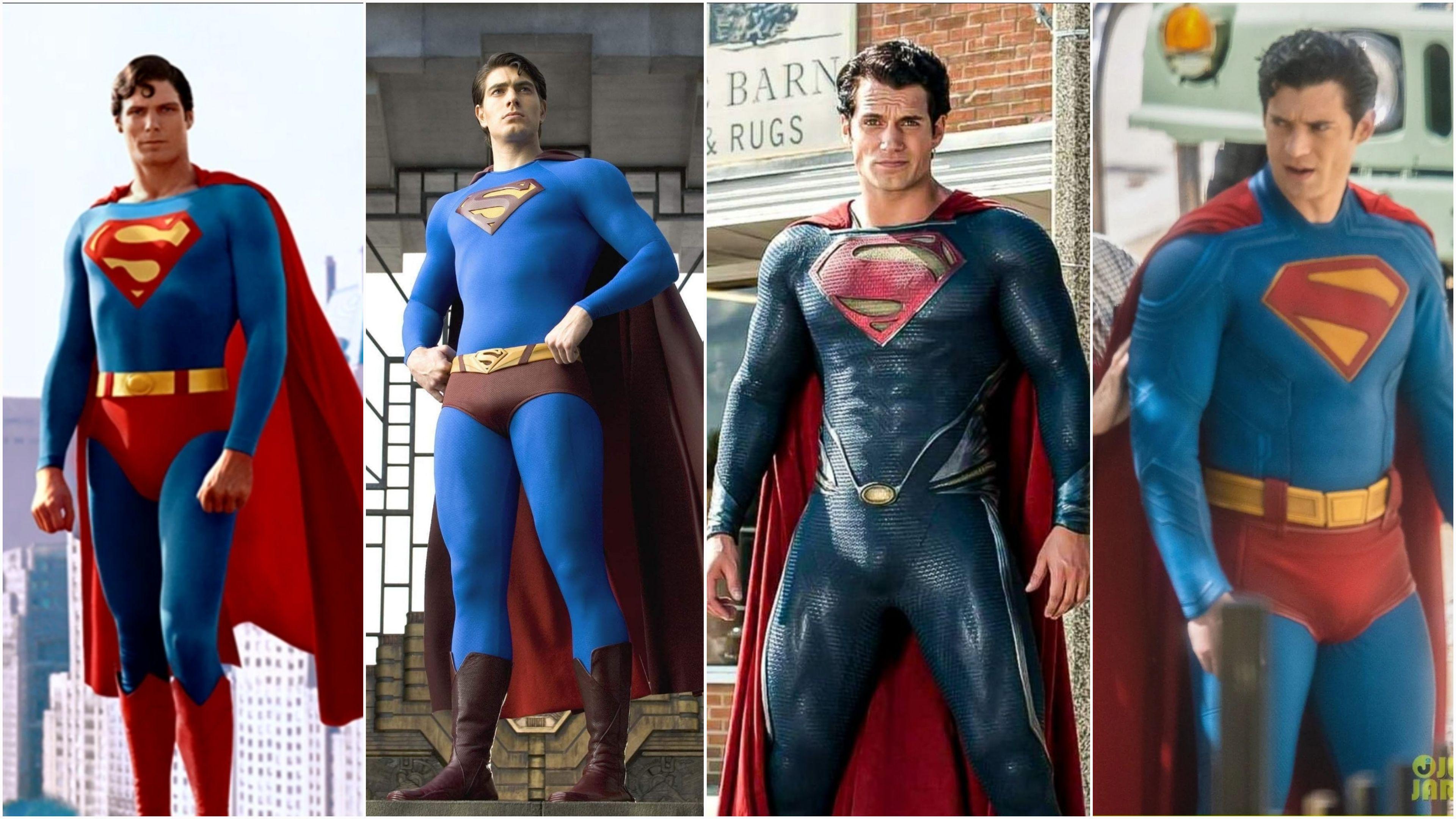 Evolución de Superman a través de diferentes actores