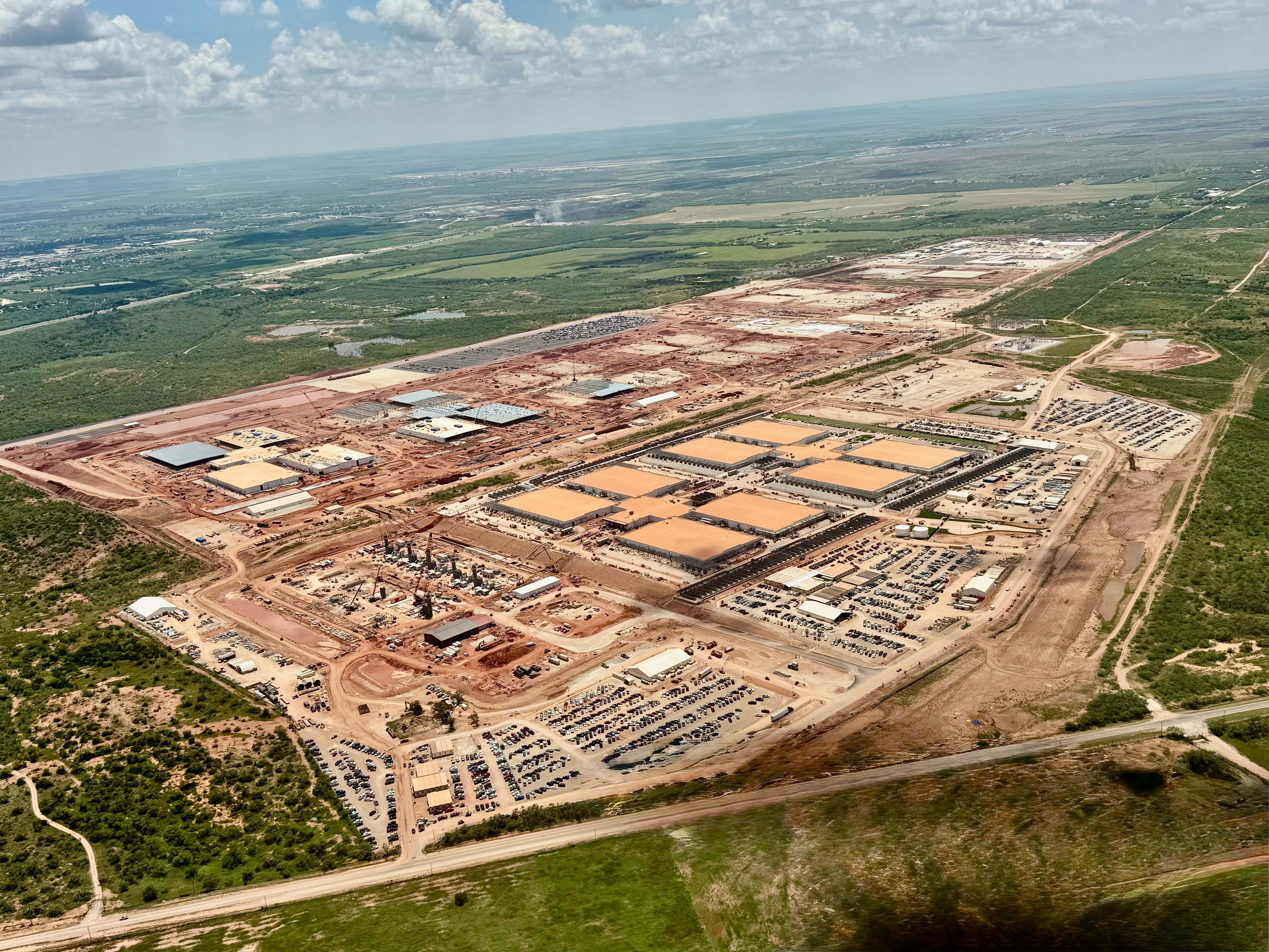 Gran centro de datos industrial
