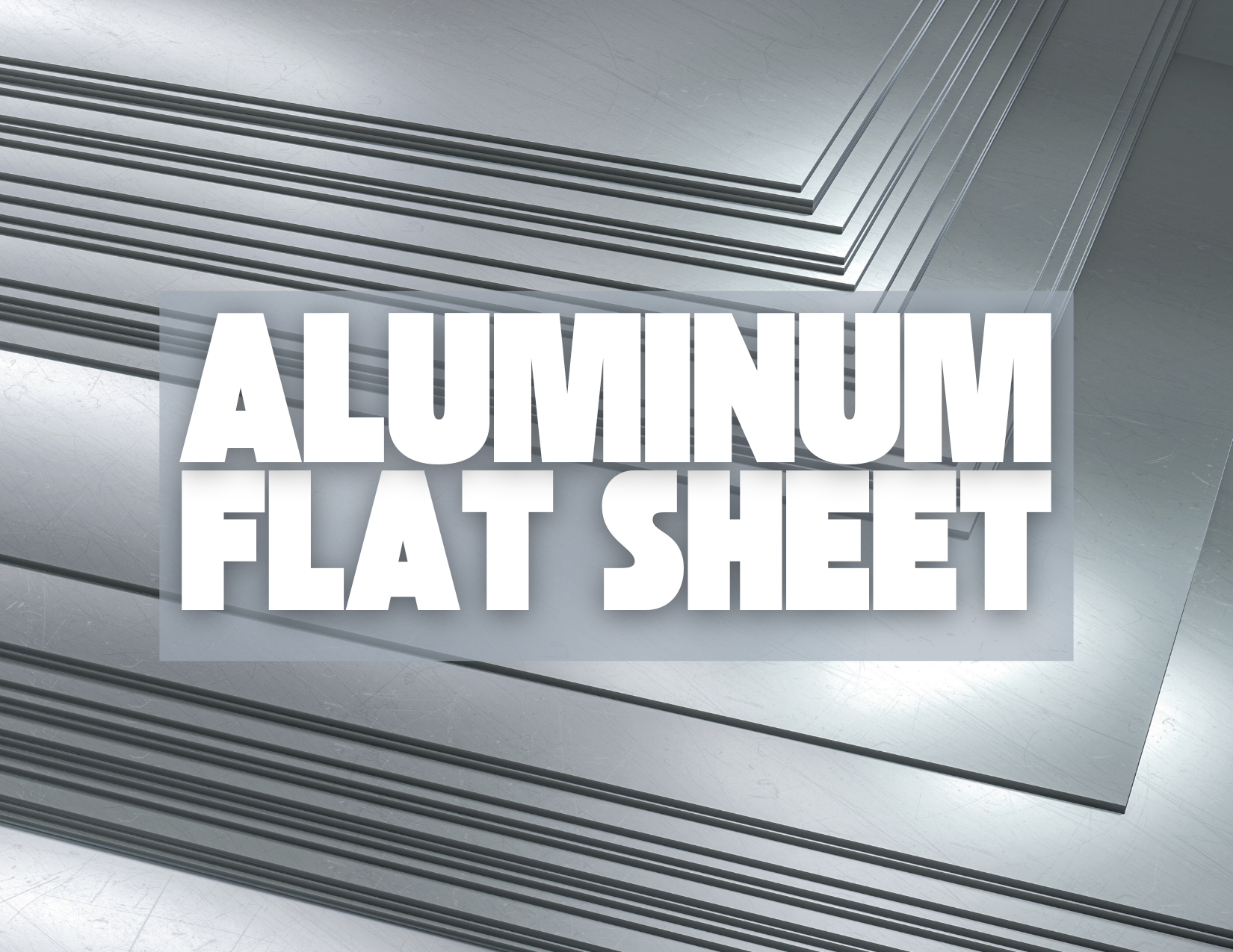 Aluminium flat sheets and coils stacked in industrial warehouse ready for export