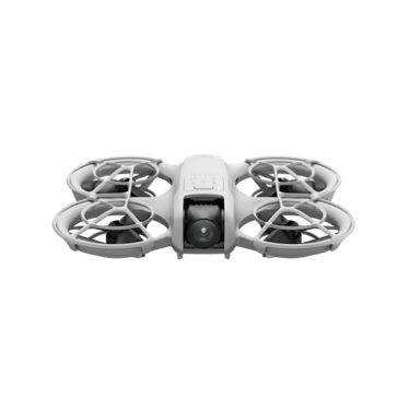 DJI Neo blanco con protección de hélices