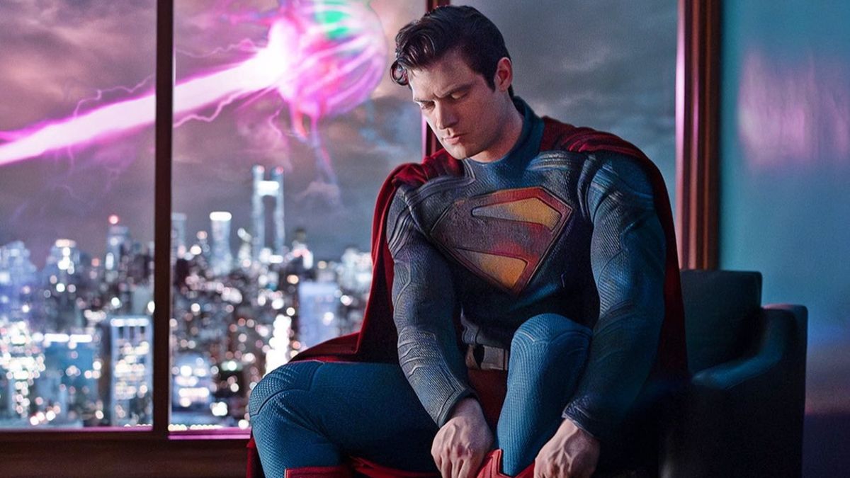 David Corenswet como Superman en la película de 2025