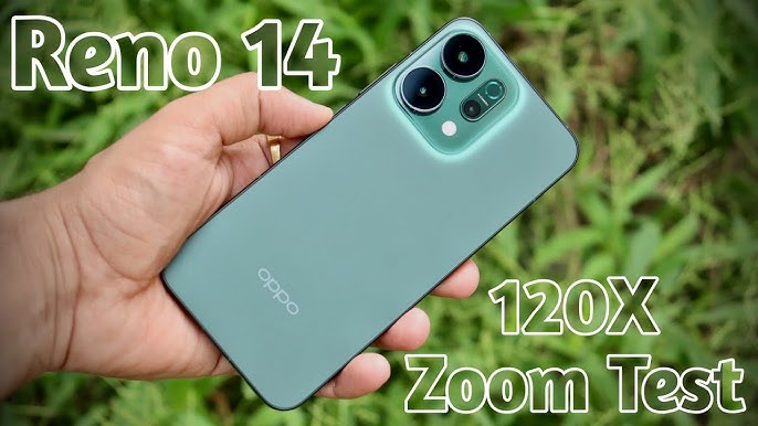 Sistema de cámaras del OPPO Reno 14 con zoom 120X