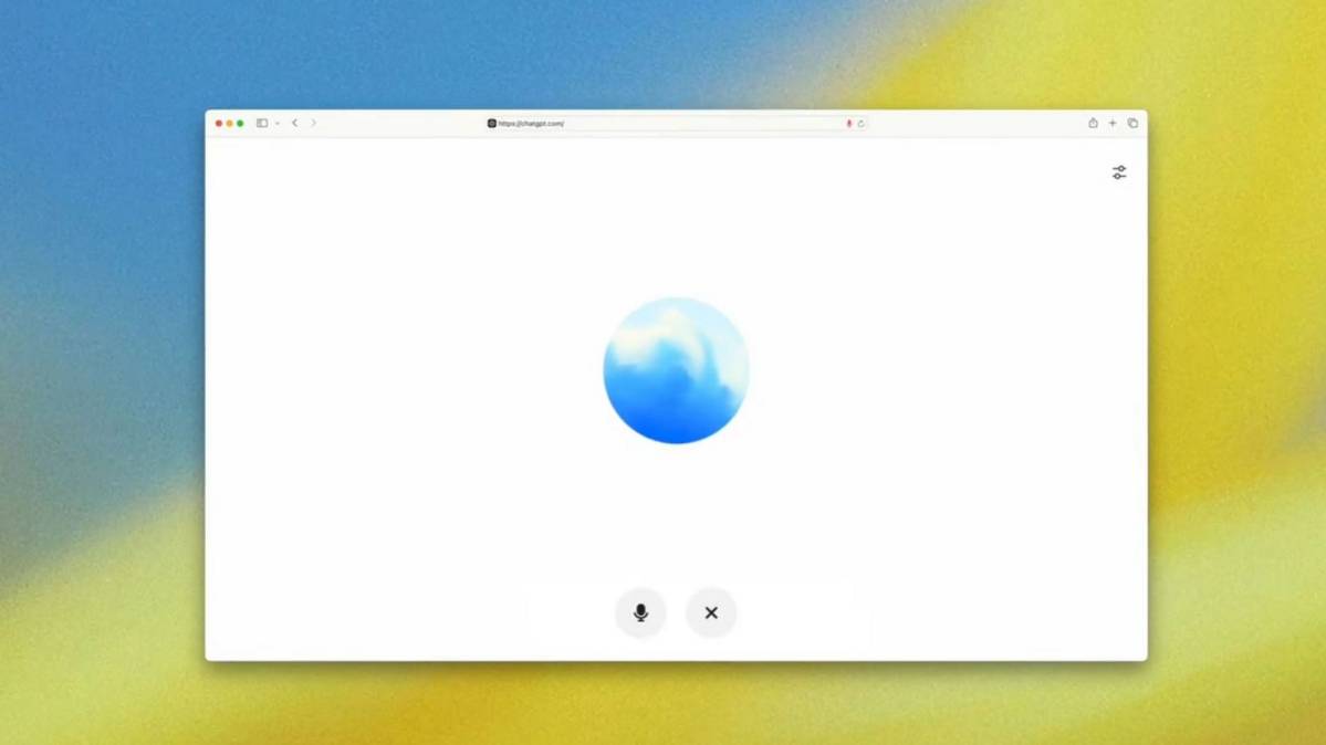 Interfaz del navegador web de OpenAI con ChatGPT