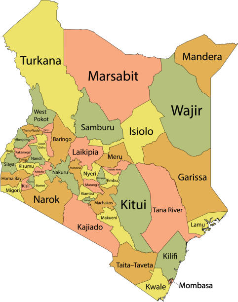 Kenya Counties Map