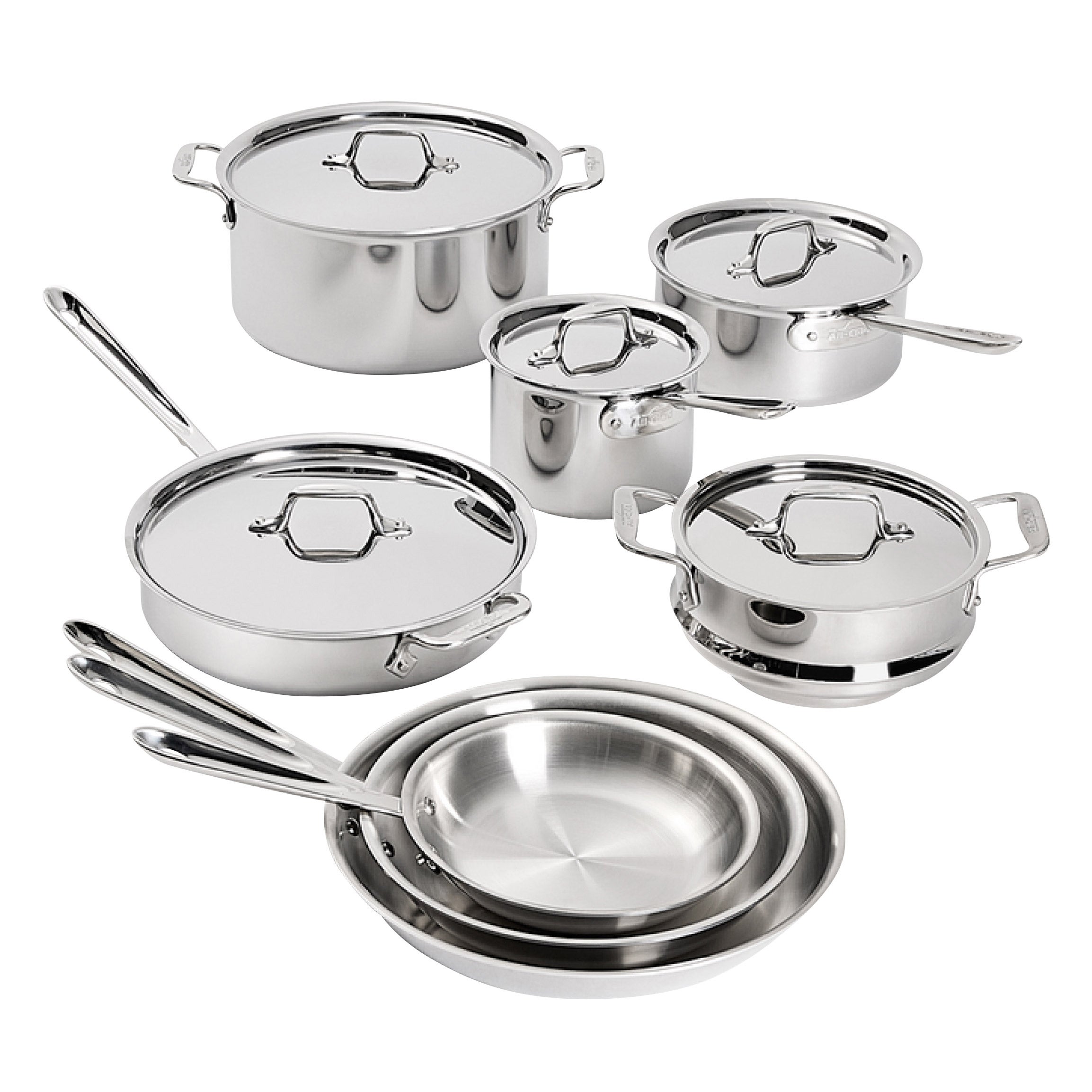 All-Clad D3 Stainless Steel 10-Piece Set