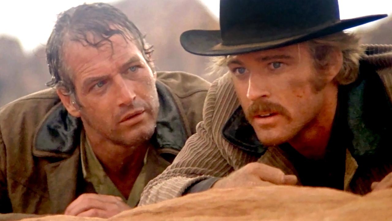 Robert Redford y Paul Newman en Dos hombres y un destino