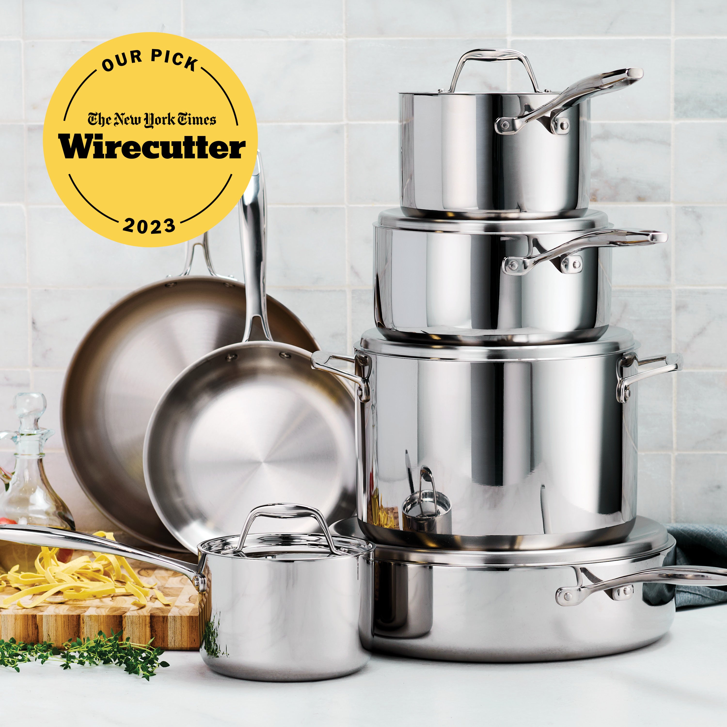 Tramontina Tri-Ply Clad 10-Piece Set