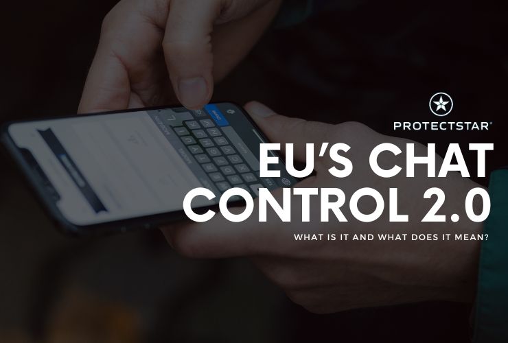 Chat Control 2.0 en un dispositivo móvil