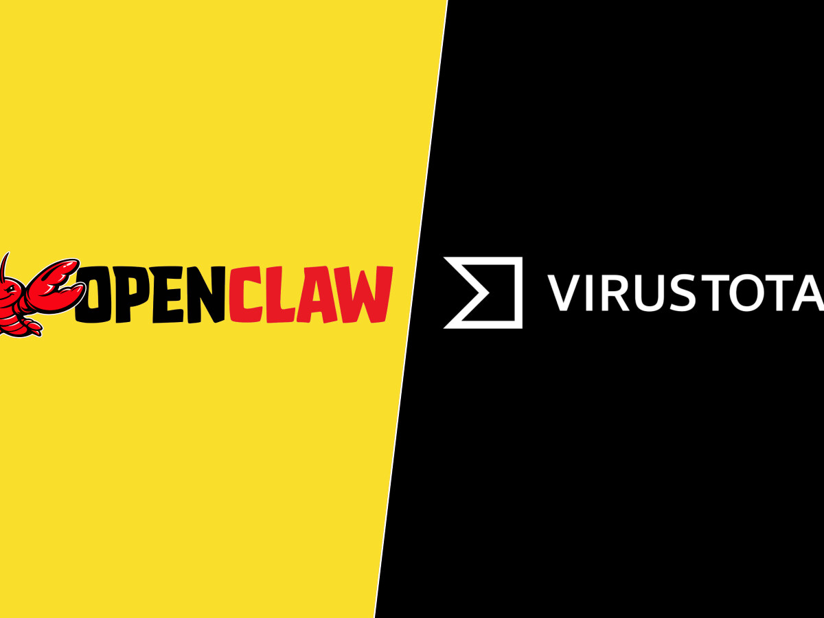 Logo de OpenClaw junto con VirusTotal