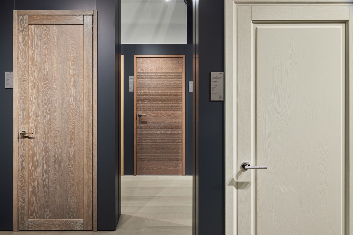 Premium German Wooden Door with Natural Wood Grain Texture