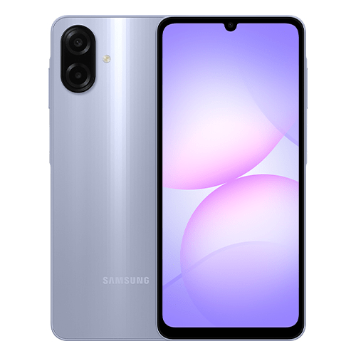 Interfaz de usuario del Samsung Galaxy A07 mostrando su diseño fluido y moderno