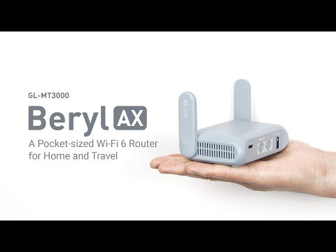 GL.iNet GL-MT3000 Beryl AX en uso portátil