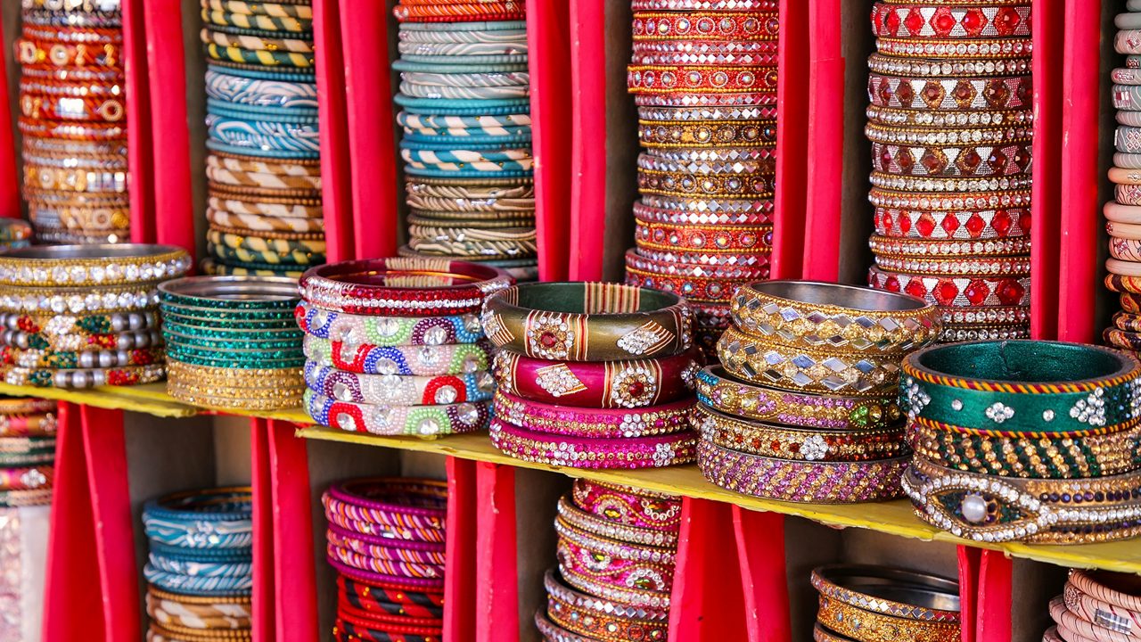 Sardar Market Colorful Textiles