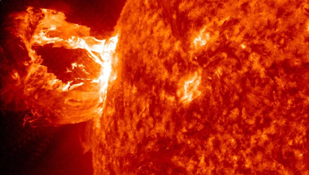 Eyección de masa coronal del Sol