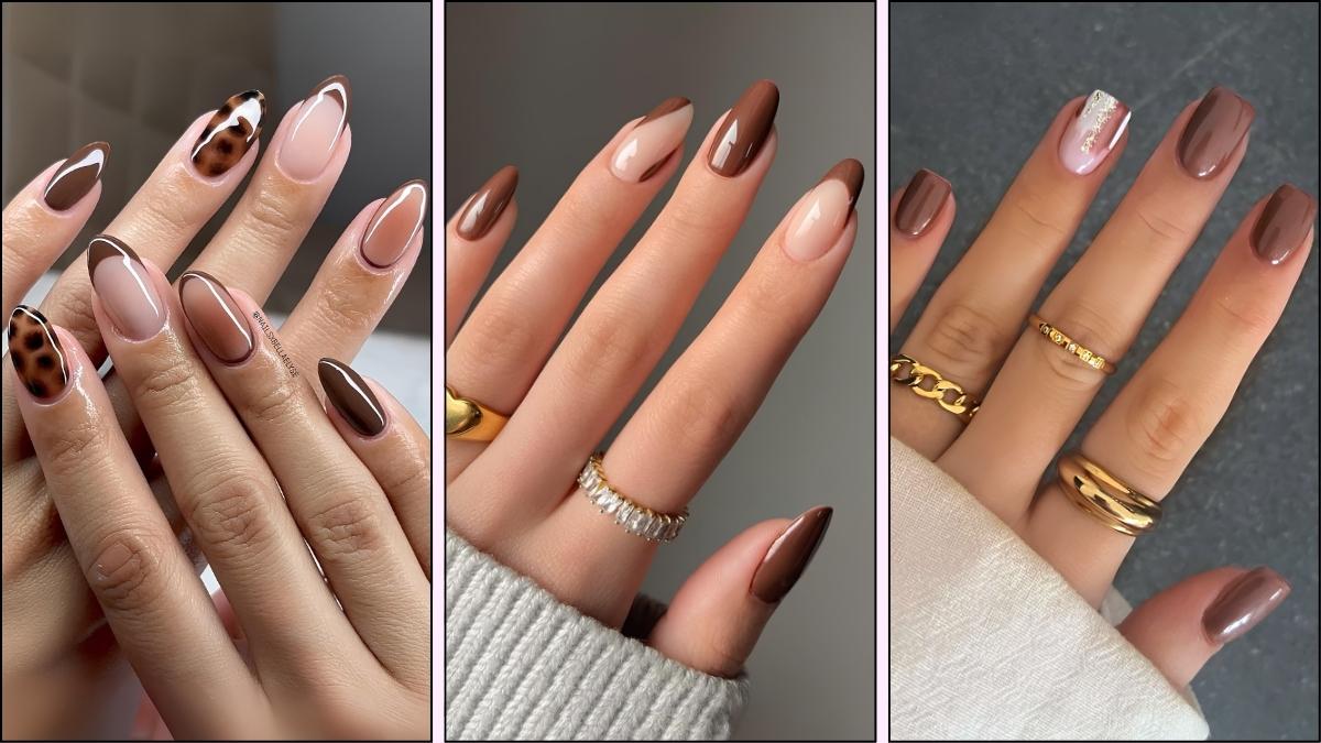 Autumn 2025 Chocolate Brown and Caramel Nail Trends