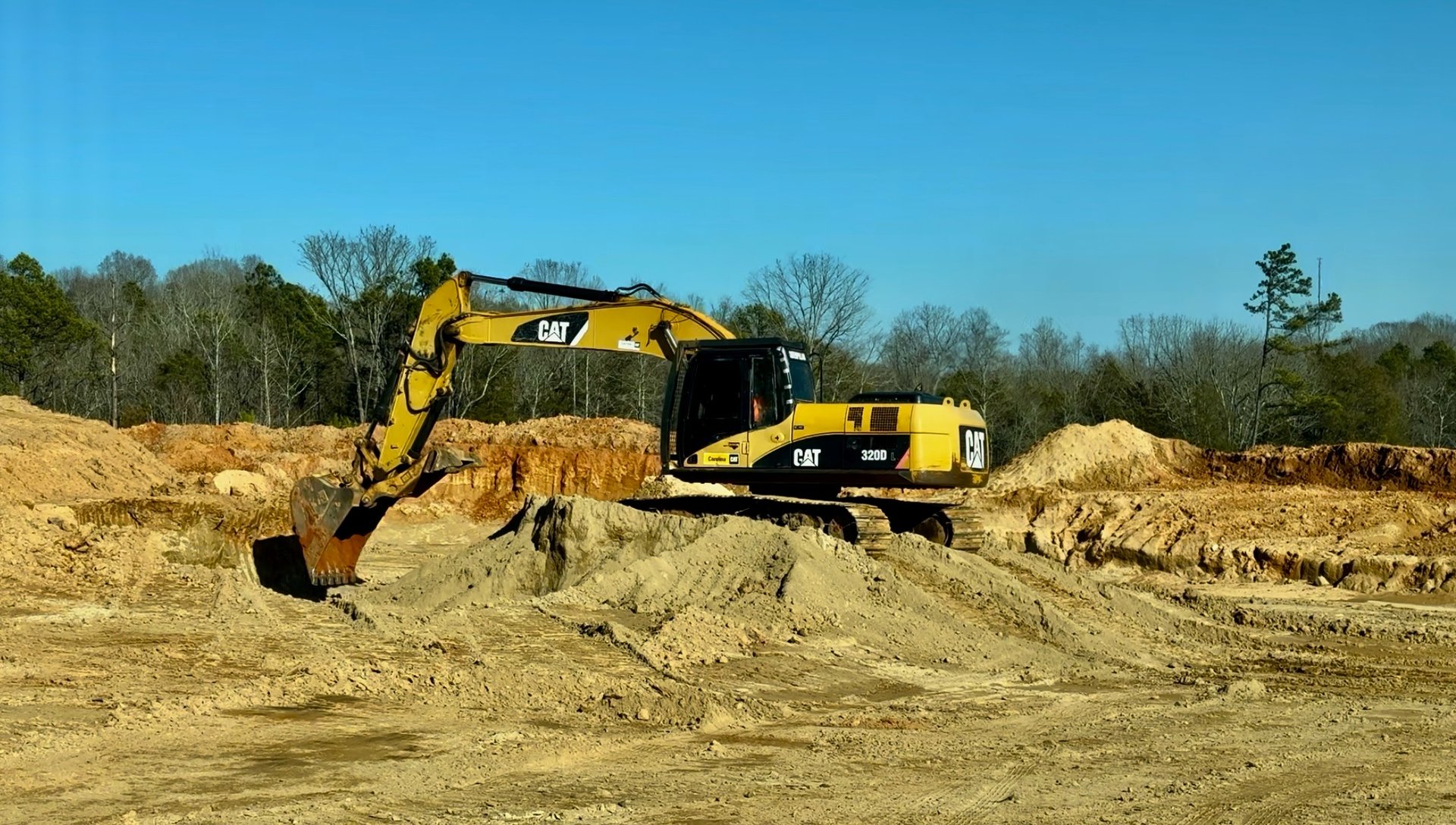 Earthworks and excavation equipment