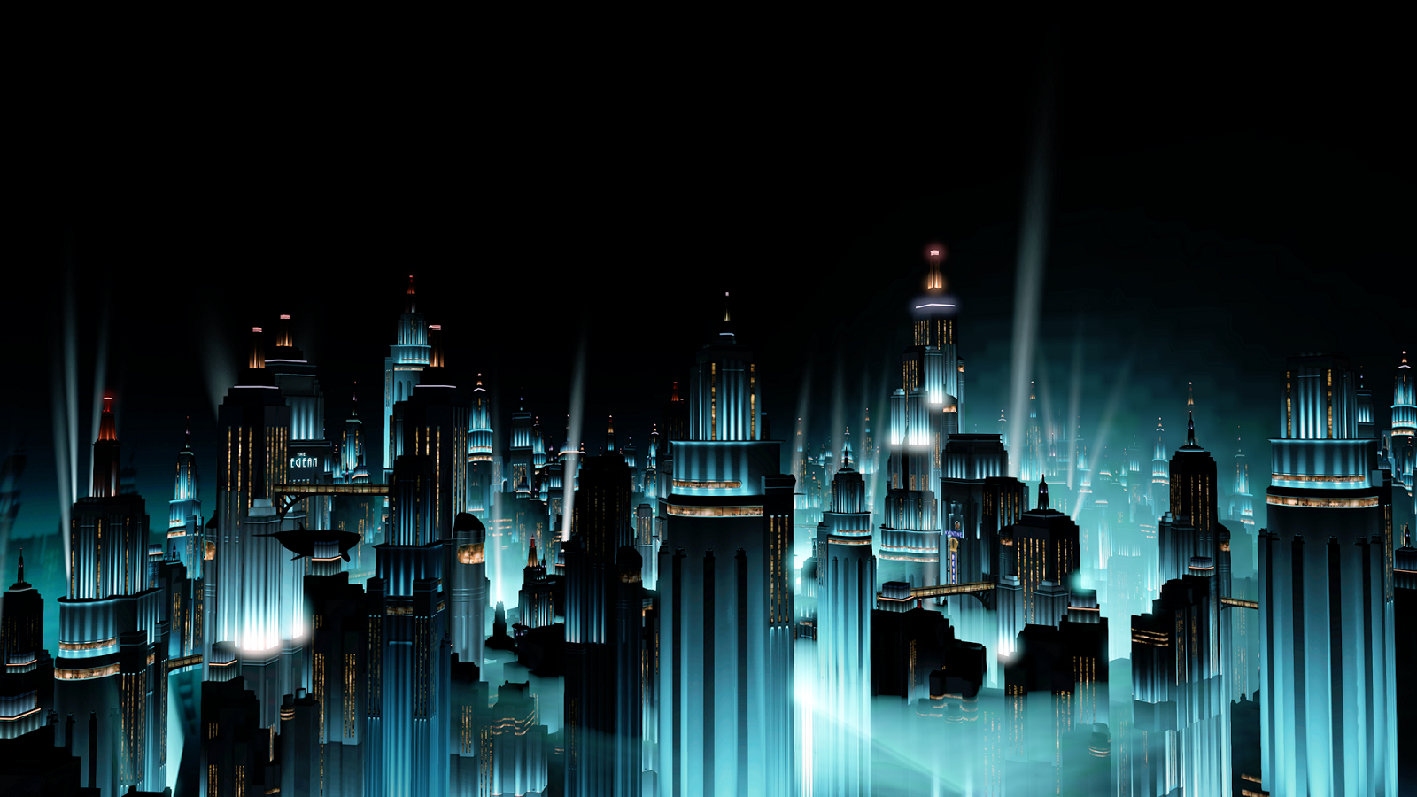 Concepto art de la ciudad de Rapture
