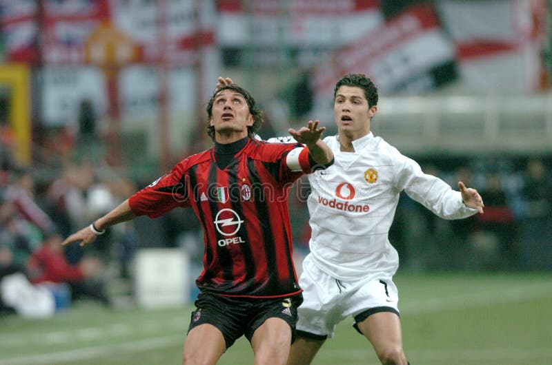 مالدینی در مقابل کریستیانو رونالدو