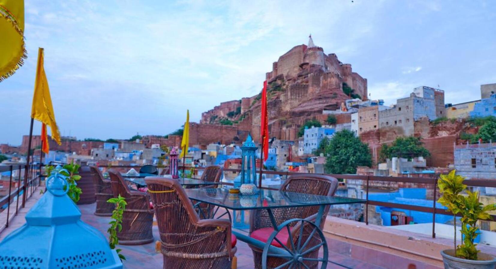 Rooftop Dining with Mehrangarh View