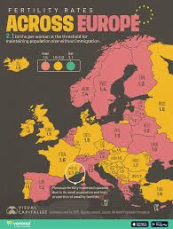 全球出生率地图