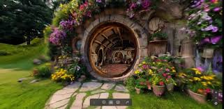 Marble生成的霍比特小屋