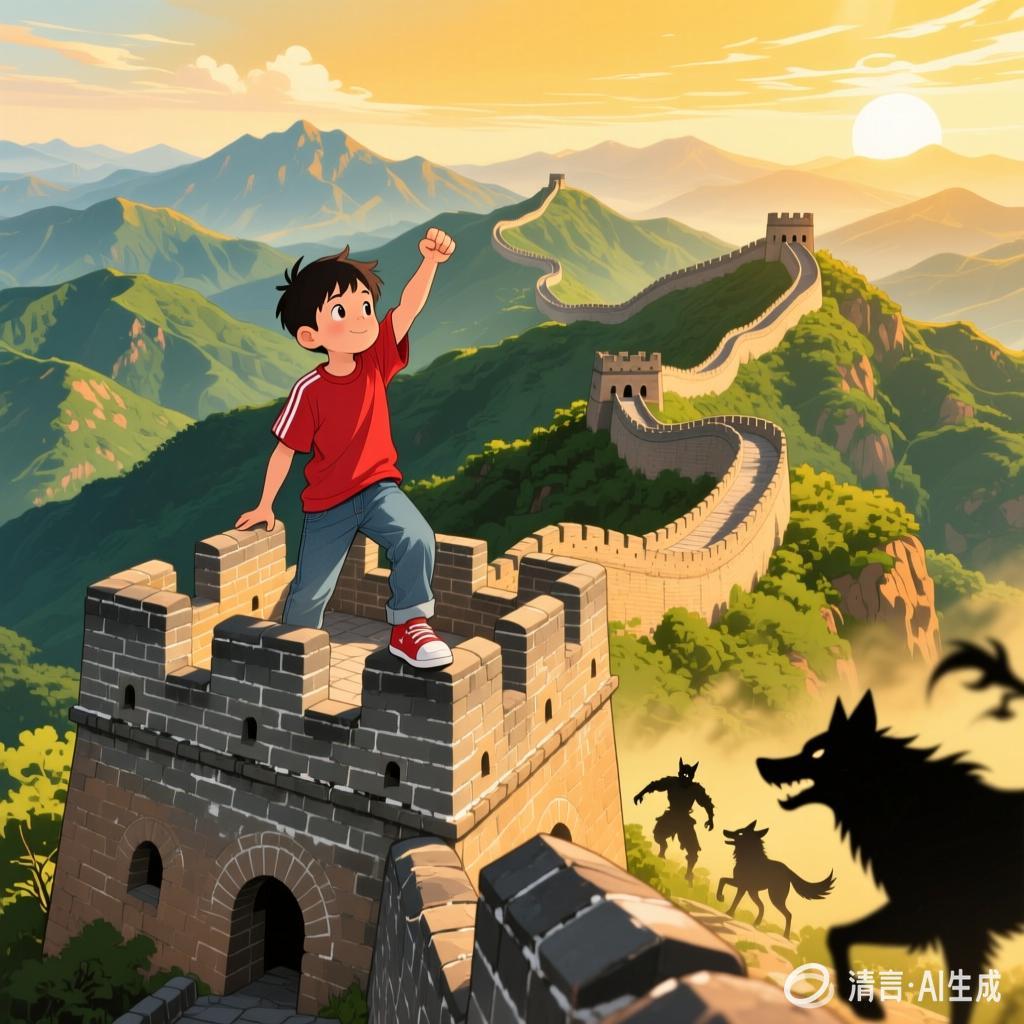 盛启奎：【土掉渣·滑溜曲】登长城（中国憨派文学）
