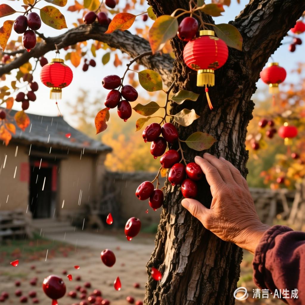 【中国憨派文学】张维清:打枣(图2)