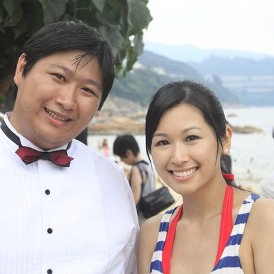 與趙希洛合照